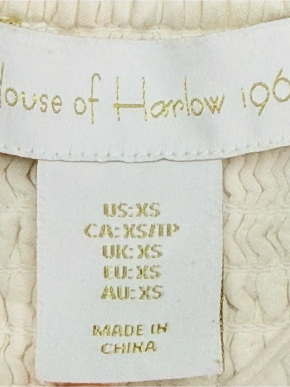 House of Harlow 1960 important note